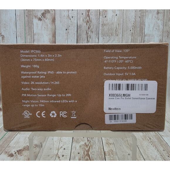 Nooie Pro Cam 2k Security Cameras Wireless With 5ghz WiFi - Picture 2 of 9